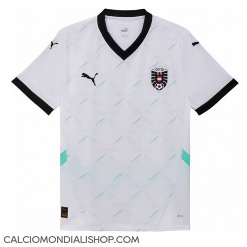 Maglie da calcio Austria Seconda Maglia Europei 2024 Manica Corta